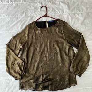 Apt 9 Elegant Gold Color Women's Top Size M
